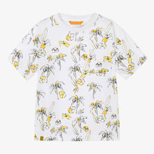 Load image into Gallery viewer, Mayoral Nukutavake Boys White Cotton Tropical T-Shirt
