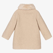 Load image into Gallery viewer, Mayoral Girls Beige Boucl Coat
