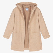 Load image into Gallery viewer, Mayoral Girls Beige Hooded Coat
