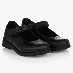 Mayoral Girls Black Leather Bar Shoes
