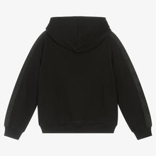 Load image into Gallery viewer, Mayoral Girls Black Zip-Up Hooded Top
