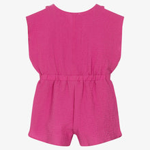Load image into Gallery viewer, Mayoral Girls Fuschia Pink Playsuit
