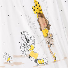 Load image into Gallery viewer, Mayoral Girls Ivory &amp; Yellow Cotton Dress
