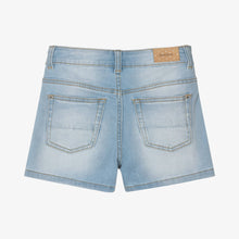 Load image into Gallery viewer, Mayoral Girls Light Blue Denim Shorts
