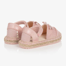Load image into Gallery viewer, Mayoral Girls Pink Bow Espadrilles
