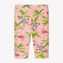 Load image into Gallery viewer, Mayoral Girls Pink Flamingo Print Leggings
