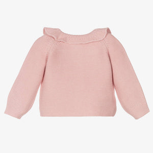 Mayoral Girls Pink Knitted Cardigan