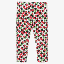 Load image into Gallery viewer, Mayoral Girls Red Cotton Cherry Leggings
