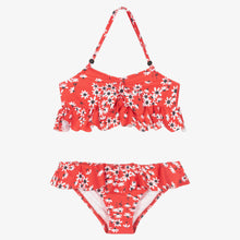 Load image into Gallery viewer, Mayoral Girls Red Flower Print Bikini
