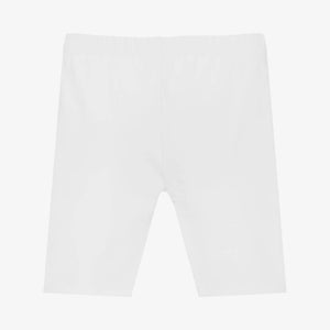 Mayoral Girls White Cotton Cycling Shorts