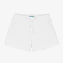 Load image into Gallery viewer, Mayoral Girls White Cotton Jersey Shorts
