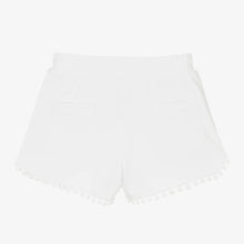 Load image into Gallery viewer, Mayoral Girls White Cotton Jersey Shorts
