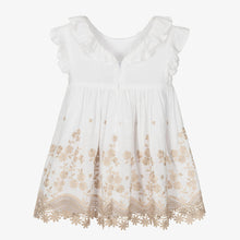 Load image into Gallery viewer, Mayoral Girls White Embroidered Dress
