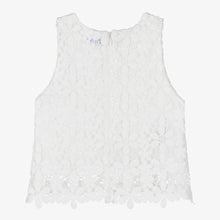 Load image into Gallery viewer, Mayoral Girls White Lace Blouse
