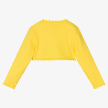 Load image into Gallery viewer, Mayoral Girls Yellow Bolero Cardigan
