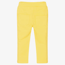Load image into Gallery viewer, Mayoral Girls Yellow Cotton Jeggings
