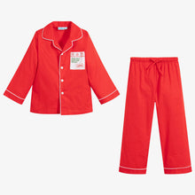 Load image into Gallery viewer, Mini Lunn Boys Red Festive Pyjamas
