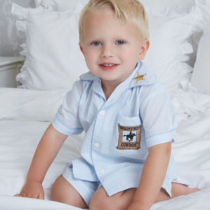 Mini Lunn Cotton Cowboy Shorts Pyjamas