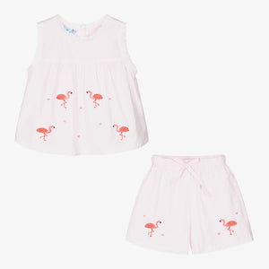 Mini Lunn Flamingo Short Pyjamas