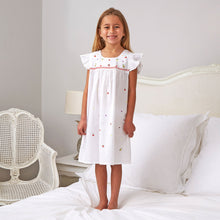 Load image into Gallery viewer, Mini Lunn Girls White Cotton Nightdress
