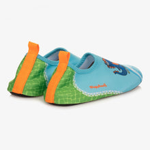 Load image into Gallery viewer, Playshoes Blue Dino Aqua Shoe
