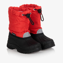 Load image into Gallery viewer, Playshoes Red &amp; Black Snow Boots
