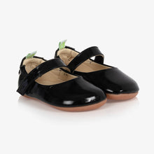 Load image into Gallery viewer, Tip Toey Joey Baby Girls Black Leather Shoes
