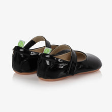 Load image into Gallery viewer, Tip Toey Joey Baby Girls Black Leather Shoes
