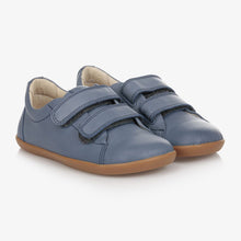 Load image into Gallery viewer, Tip Toey Joey Boys Blue Velcro Trainers
