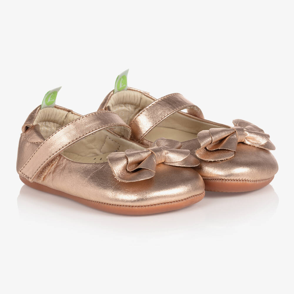 Tip Toey Joey Pink Leather Baby Shoes