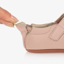 Load image into Gallery viewer, Tip Toey Joey Pink Leather Baby Shoes
