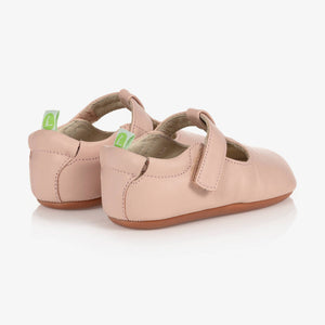 Tip Toey Joey Pink Leather Baby Shoes
