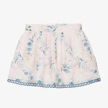 Load image into Gallery viewer, Tutto Piccolo Girls Pink &amp; Blue Floral Skirt
