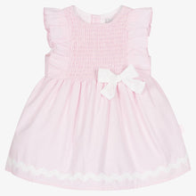 Load image into Gallery viewer, Tutto Piccolo Girls Pink Cotton Dress
