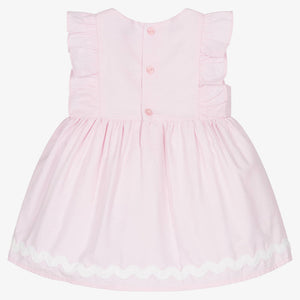 Tutto Piccolo Girls Pink Cotton Dress