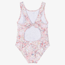 Load image into Gallery viewer, Tutto Piccolo Girls Pink Floral Swimsuit
