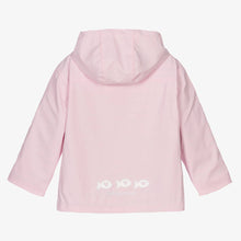 Load image into Gallery viewer, Week-end  la mer Girls Pink Hooded Raincoat
